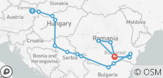  Aventure sur le Danube et 5 jours en Transylvanie (Vienne - Bucarest) - 16 destinations 