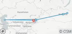  Kazakhstan &amp; Mongolie - Points forts - 13 destinations 