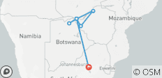  Wilderness of Southern Africa: Safari by Land &amp; Water (Johannesburg to Victoria Falls) (2027) - 8 destinations 