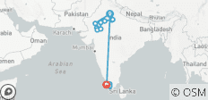  Les sentiers emblématiques du nord et du sud de l\'Inde par G Experiences - 18 destinations 