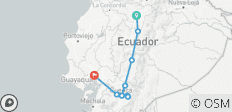  Ecuador: Quito, Vulkane, Riobamba, Ingapirca, Gualaceo, Chordeleg, Cuenca, El Cajas, Guayaquil - 5 Tage - 10 Destinationen 
