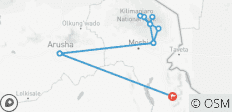  Desde el Kilimanjaro : Excursión de 8 días en grupo al Monte Kilimanjaro - 13 destinos 