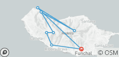  Madeira Große Wanderungen (8 Tage) - 8 Destinationen 
