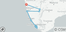  Kerala Backwaters &amp; Coastal Trail By G Experiences - 7 destinations 