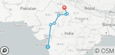  Rutas por el Triángulo de Oro de la India y Bombay By G Experiences - 9 destinos 