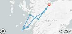  3 jours - Les îles écossaises et le train à vapeur Jacobite au départ d\'Inverness - 10 destinations 