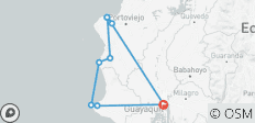  Ecuador: Guayaquil, Ruta del Sol und die ecuadorianischen Pazifikstrände - 6 Tage/5 Nächte - 9 Destinationen 