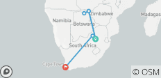  Explorer l\'Afrique du Sud, les chutes Victoria et le Botswana (de Johannesburg au Cap) (2027) - 7 destinations 