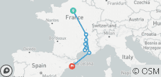  14 días de Elegancia Francesa y Encanto Español con un Crucero por el Ródano Todo Incluido - 9 destinos 