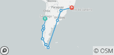  Treasures of South America with Chilean Fjords - Cruise &amp; Land Journey - 16 destinations 