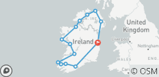  Irland Mietwagenrundreise - 13 Tage Grand Tour durch Irland &amp; Nordirland - 14 Destinationen 