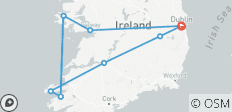  Ierland huurauto rondreis - 8 dagen in de voetsporen van de lords: geschiedenis, natuur &amp; elegantie - 7 bestemmingen 