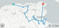  Algérie et Tunisie - 19 destinations 