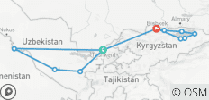  Aangepaste 11-daagse rondreis door Oezbekistan &amp; Kirgizië, dagelijkse start &amp; privégids - 12 bestemmingen 