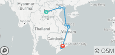  Small Group Tour Laos &amp; Vietnam incl. Flight - 11 destinations 