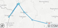  Kerstmarkten en kastelen van Europa met Duitsland en Frankrijk (Frankfurt naar München) - 8 bestemmingen 