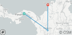  Panama et Colombie : Un voyage de contrastes entre le Canal, les Caraïbes et les sommets andins : Panama City, Medellin et Cartagena (7 jours, 6 nuits) - 3 destinations 