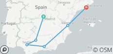  Madrid naar Barcelona - 9 dagen - 6 bestemmingen 