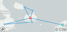 Inselhopping Galápagos XL, 14 dagen - 8 bestemmingen 
