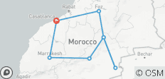  Dunas y Dinastías: 6 días El corazón de Marruecos con Fatma - 8 destinos 