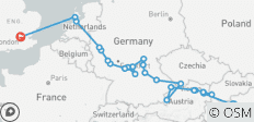  Juwelen van Europa met Londen 2027 - 24 bestemmingen 
