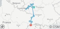  Castles &amp; Vineyards of the Rhine &amp; Moselle 2027 - 8 Days (from Mainz to Basel) - 14 destinations 