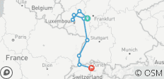  Charming Castles &amp; Vineyards of the Rhine &amp; Moselle 2027 - 8 Days (from Mainz to Zurich) - 9 destinations 