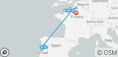  Normandie &amp; Edelsteine an der Seine &amp; Unvergesslicher Douro - 21 Tage (von Porto bis Paris) - 47 Destinationen 