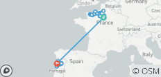  Normandie &amp; Edelsteine an der Seine &amp; Unvergesslicher Douro 2027 - 21 Tage (von Paris bis Porto) - 46 Destinationen 