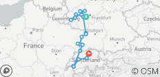  Charming Castles &amp; Vineyards of the Rhine &amp; Moselle with Switzerland 2027 - 12 Days (from Mainz to Zurich) - 20 destinations 
