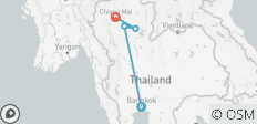  Thailand - The Charm of Northern Thailand 7 Days - 6 destinations 