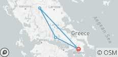  Delphi und Meteora Erkundung - 2 Tage - 7 Destinationen 
