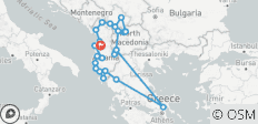  Four Countries, one Trip: Albania, Greece, Macedonia and Kovoso 14 Days (including Pristina) - 25 destinations 