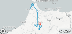 From Tangier : 7-Days Private Northern Morocco Tangier, Chefchaouen & Fes