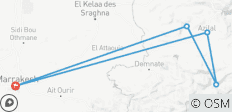  Marrakech &amp; Hoge Atlas Trek - 8 dagen - 5 bestemmingen 