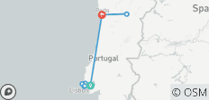  Lisbon to Porto Discovery - 7 days - 9 destinations 