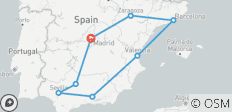  Andalusische hoofdsteden &amp; Middellandse Zeekust - 7 dagen - 8 bestemmingen 