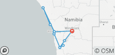  Namibië Avontuurlijke Safari: Sossusvlei, Swakopmund &amp; Skeleton Coast Tour 6 Dagen/5 Nachten - 12 bestemmingen 