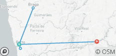  3-daagse eet- en wijnreis in kleine groep: Porto, Braga &amp; Douro - 6 bestemmingen 