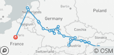  Juwelen van Europa met Parijs 2027 - 18 Dagen (24 bestemmingen) - 24 bestemmingen 