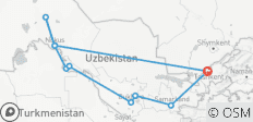  Authentieke ervaring in Oezbekistan - 10-daagse rondreis met gids - 10 bestemmingen 