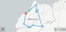  Marokko 10-daagse woestijntour van Casablanca naar Marrakech - 13 bestemmingen 