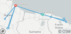  Expedición de 15 días a Surinam, Guayana Francesa y Guyana - 13 destinos 