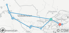  13 dagen rondreis Groot-Oezbekistan - 13 bestemmingen 