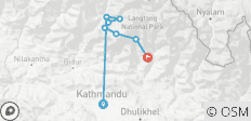  Langtang Gosaikunda und Helambu Trek - 14 Tage - 8 Destinationen 