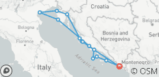  Discover the Best of the Croatian Coast 2027 - 15 Days (30 destinations) - 15 destinations 