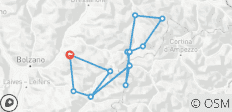  Dolomites Ronda - 15 destinations 