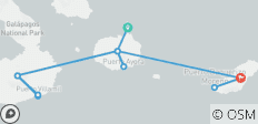 Ecuador: Galápagos Completo - Experiencia en Santa Cruz, Isabela y San Cristóbal -7 Días/6 Noches - 18 destinos 