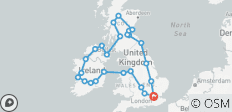  Gran Tour Reino e Irlanda - 26 Destinationen 