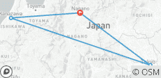  Viaje de Descubrimiento Alpino y Cultural de Japón - 4 destinos 